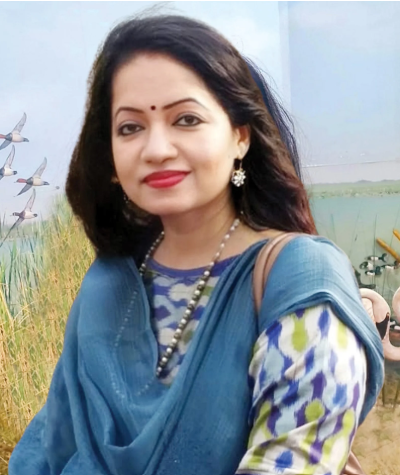 Dr. Adyasha Das seated portrait